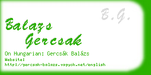 balazs gercsak business card