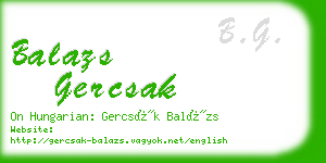 balazs gercsak business card